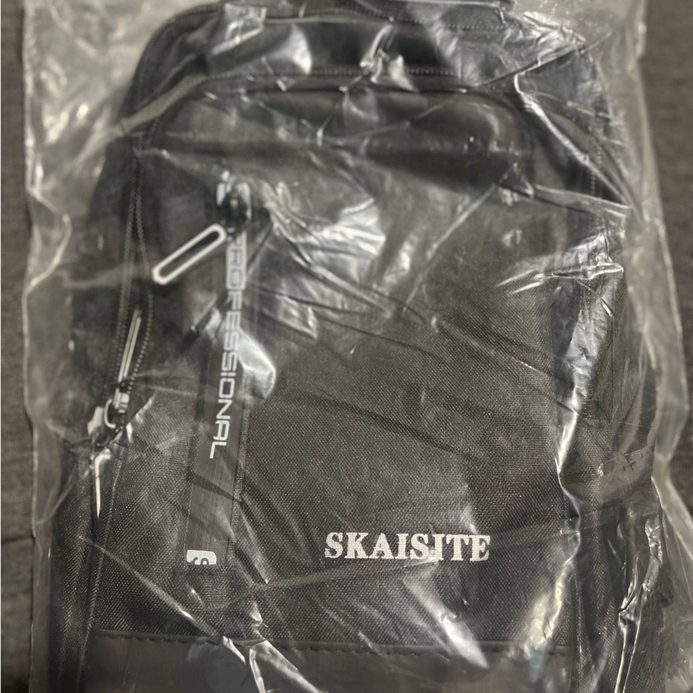 Black Men's Backpack - Picture 4 of 4